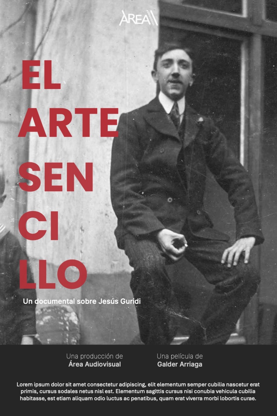 Cartel El arte sencillo